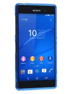 Wave Case for Sony Xperia Z3 - Frosted Blue/Blue