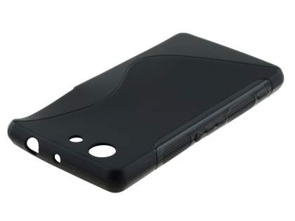 Wave Case for Sony Xperia Z3 Compact - Frosted Black/Black Soft Cover