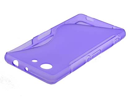 Wave Case for Sony Xperia Z3 Compact - Frosted Purple/Purple Soft Cover