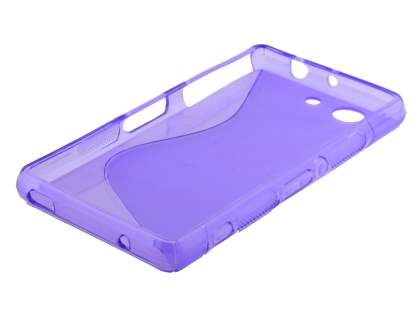 Wave Case for Sony Xperia Z3 Compact - Frosted Purple/Purple