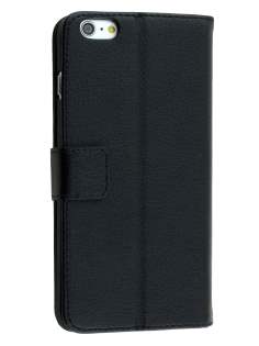 Synthetic Leather Wallet Case with Stand for iPhone 6s Plus/6 Plus - Classic Black Synthetic Leather Wallet Case with Stand for iPhone 6s Plus/6 Plus - Classic Black