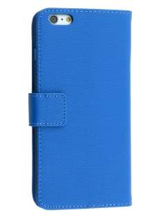 Synthetic Leather Wallet Case with Stand for iPhone 6s Plus/6 Plus - Blue Synthetic Leather Wallet Case with Stand for iPhone 6s Plus/6 Plus - Blue