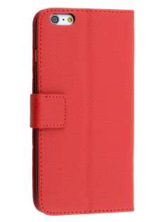 Synthetic Leather Wallet Case with Stand for iPhone 6s Plus/6 Plus - Red Synthetic Leather Wallet Case with Stand for iPhone 6s Plus/6 Plus - Red