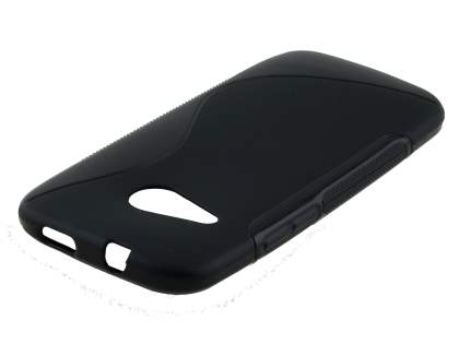 Wave Case for HTC One mini 2 - Frosted Black/Black Soft Cover