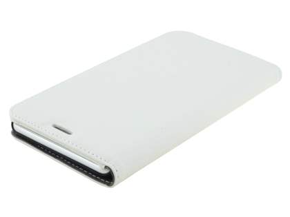Synthetic Leather Wallet Case with Stand for iPhone 6s Plus/6 Plus - Pearl White