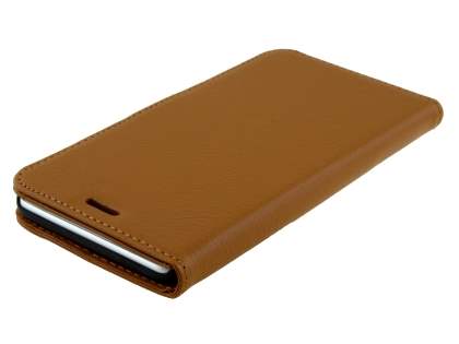Synthetic Leather Wallet Case with Stand for iPhone 6s Plus/6 Plus - Brown