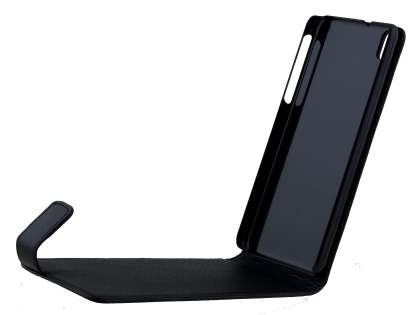 Synthetic Leather Flip Case for HTC Desire 816 - Black