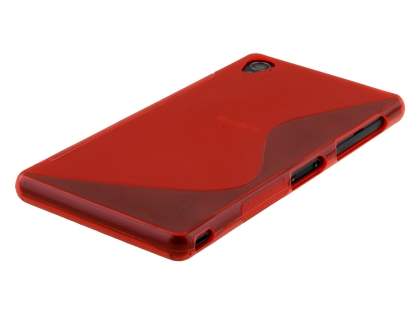 Wave Case for Sony Xperia Z3 - Frosted Red/Red