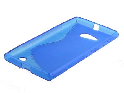 Wave Case for Nokia Lumia 735 - Frosted Blue/Blue