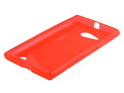 Wave Case for Nokia Lumia 735 - Frosted Red/Red