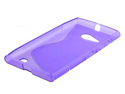Wave Case for Nokia Lumia 735 - Frosted Purple/Purple