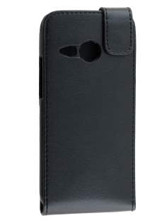 Synthetic Leather Flip Case for HTC One mini 2 - Classic Black Synthetic Leather Flip Case for HTC One mini 2 - Classic Black