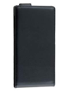 Synthetic Leather Flip Case for Sony Xperia Z3 - Classic Black