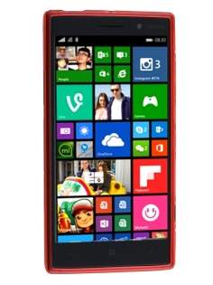 Wave Case for Nokia Lumia 830 - Frosted Red/Red