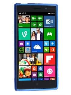 Wave Case for Nokia Lumia 830 - Frosted Blue/Blue