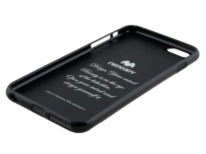 Mercury Goospery Glossy Gel Case for iPhone 6s Plus/6 Plus - Classic Black