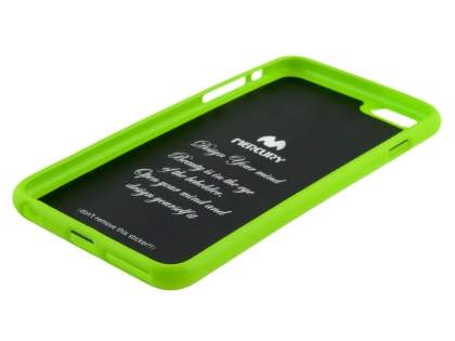 Mercury Goospery Glossy Gel Case for iPhone 6s Plus/6 Plus - Lime Green