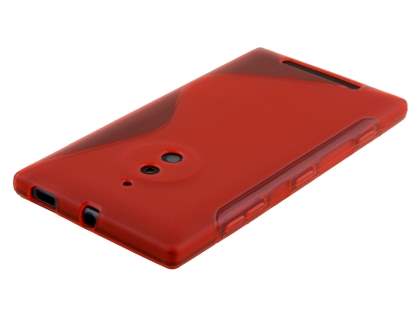 Wave Case for Nokia Lumia 830 - Frosted Red/Red