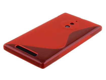 Wave Case for Nokia Lumia 830 - Frosted Red/Red