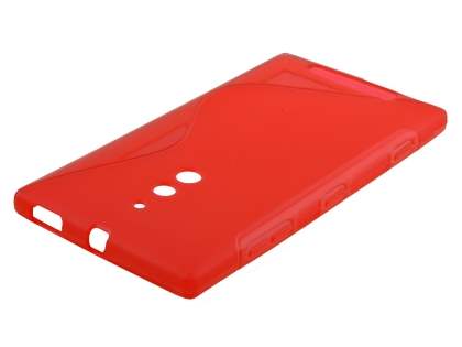 Wave Case for Nokia Lumia 830 - Frosted Red/Red