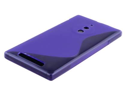 Wave Case for Nokia Lumia 830 - Frosted Purple/Purple