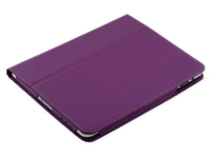 Synthetic Leather Flip Case with Fold-Back Stand for iPad 1st Gen - Purple