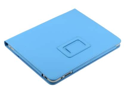 Synthetic Leather Flip Case with Fold-Back Stand for iPad 1st Gen - Sky Blue