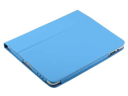 Synthetic Leather Flip Case with Fold-Back Stand for iPad 1st Gen - Sky Blue