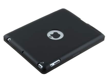 Bluetooth Keyboard and Battery Recharger Case for iPad 3/4 - Black