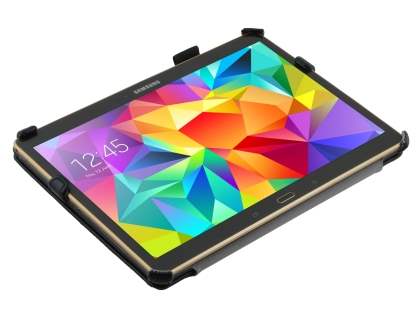 Synthetic Leather Flip Case with Multi-Angle Tilt Stand for Samsung Galaxy Tab S 10.5 - Classic Black
