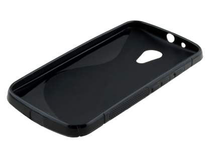 Wave Case for Motorola Moto G 2nd Gen - Frosted Black/Black
