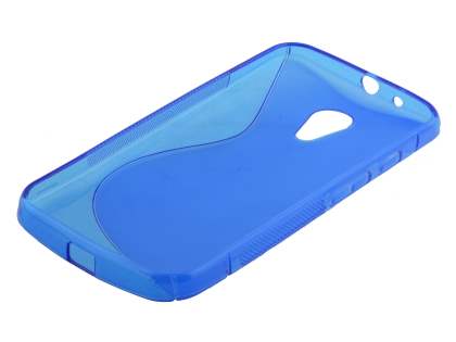 Wave Case for Motorola Moto G 2nd Gen - Frosted Blue/Blue