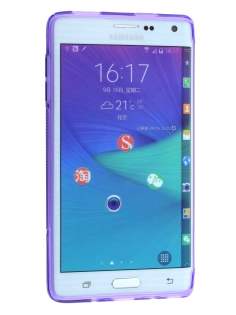 Wave Case for Samsung Galaxy Note Edge - Frosted Purple/Purple