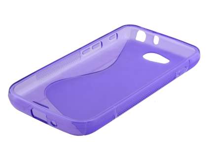 LG L90 Dual Wave Case - Frosted Purple/Purple
