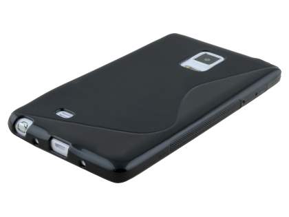 Wave Case for Samsung Galaxy Note Edge - Frosted Black/Black