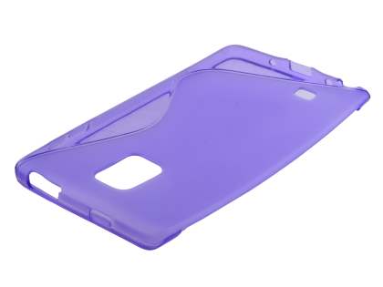 Wave Case for Samsung Galaxy Note Edge - Frosted Purple/Purple