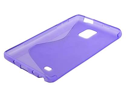 Wave Case for Samsung Galaxy Note Edge - Frosted Purple/Purple