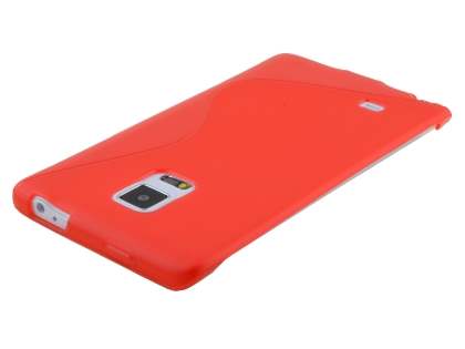 Wave Case for Samsung Galaxy Note Edge - Frosted Red/Red