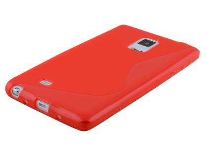 Wave Case for Samsung Galaxy Note Edge - Frosted Red/Red