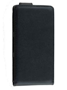 Sony Xperia Z3 Compact Synthetic Leather Flip Case - Classic Black