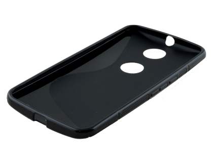 Wave Case for Motorola Google Nexus 6 - Frosted Black/Black