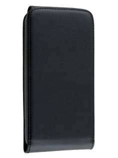 Motorola Moto G 2nd Gen Synthetic Leather Flip Case - Classic Black