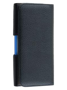Apple iPhone 6s Plus / 6 Plus / 7 Textured Synthetic Leather Belt Pouch (Bumper Case Compatible) - Classic Black Apple iPhone 6s Plus / 6 Plus / 7 Textured Synthetic Leather Belt Pouch (Bumper Case Compatible) - Classic Black
