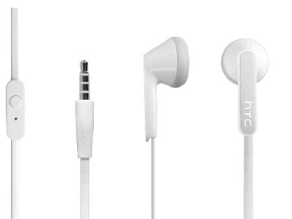 HTC HS S260 Original Stereo Headset - Pearl White