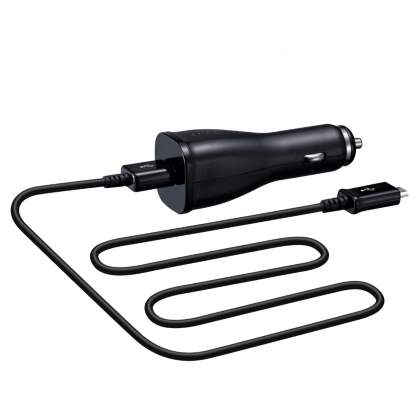 Genuine Samsung 2000mA Car Charger with USB Port & Micro USB Data Cable