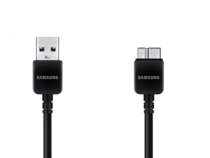 Genuine Samsung Micro USB V3.0 to USB-A Data Cable - Classic Black