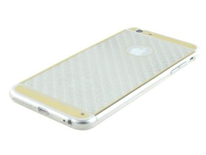 Pattern TPU Case for iPhone 6s Plus/6 Plus - Gold/Clear