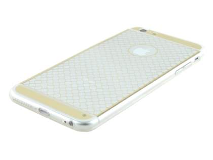 Pattern TPU Case for iPhone 6s Plus/6 Plus - Gold/Clear