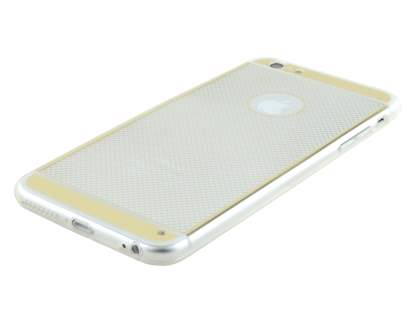 Pattern TPU Case for iPhone 6s Plus/6 Plus - Gold/Clear