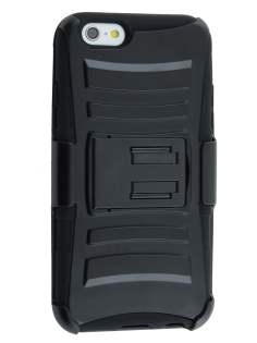 iPhone 6s/6 4.7 inches Rugged Case with Holster Belt Clip - Classic Black